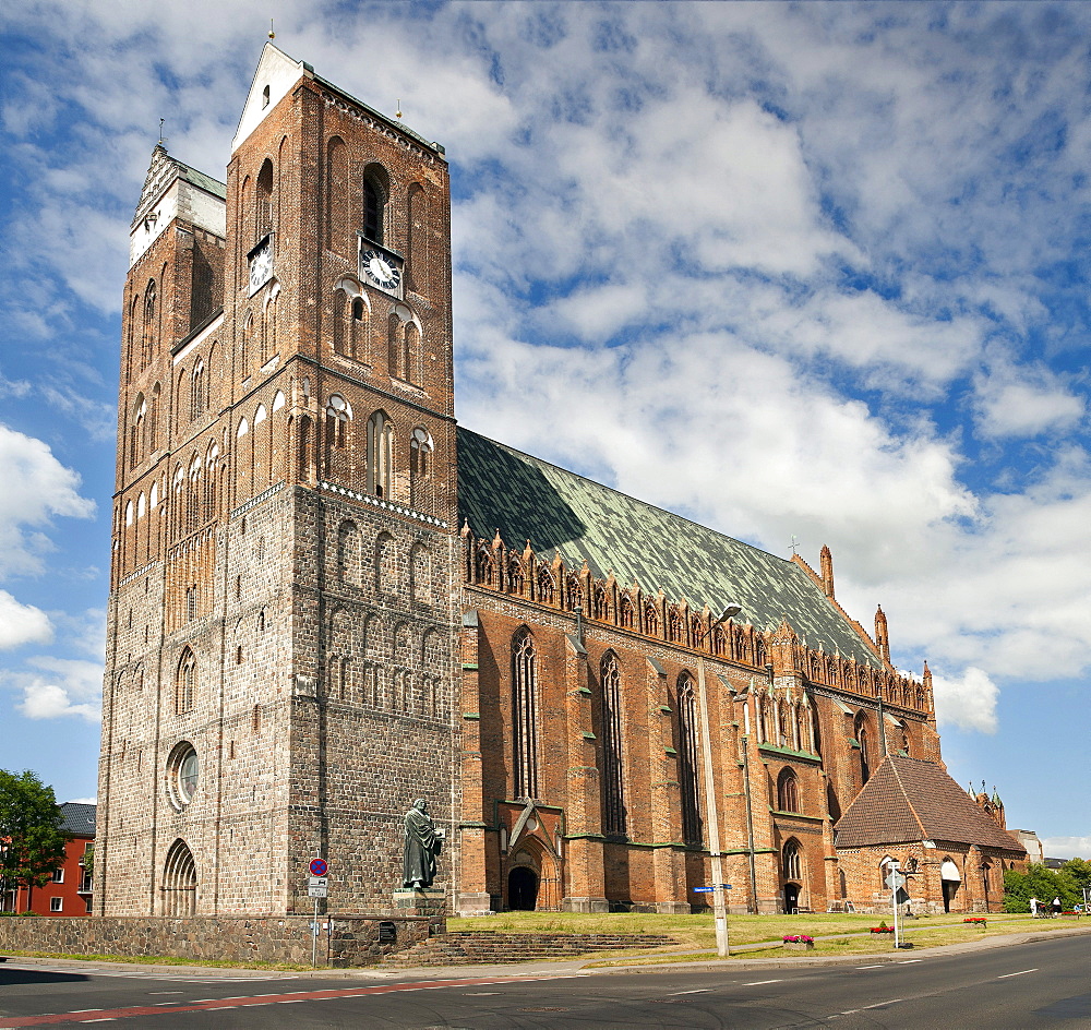 Marienkirche church, Prenzlau, Uckermark, Brandenburg, Germany, Europe