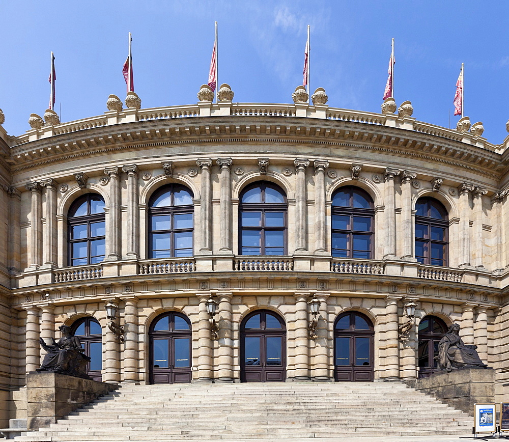 The National Theatre, Rudolfinum, the concert hall of the Czech Philharmonic Orchestra, Prague, Czech Republic, Europe