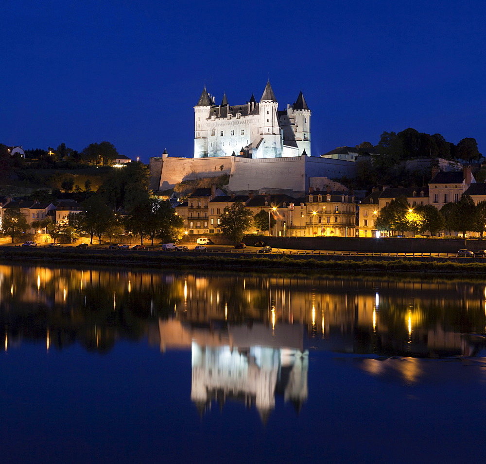 Chateau de Saumur, Pays de la Loire, department of Maine et Loire, France, Europe