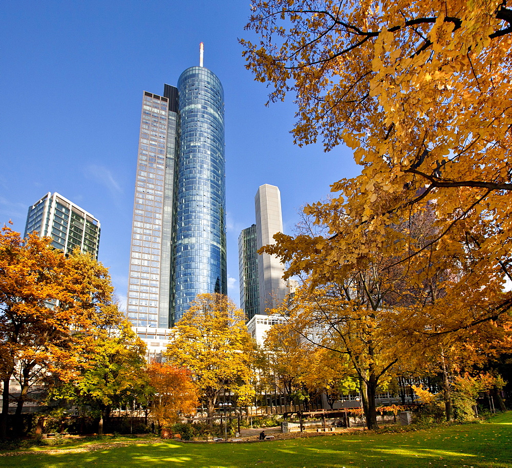 HeLaBa Hessische Landesbank, autumn, Frankfurt am Main, Hesse, Germany, Europe