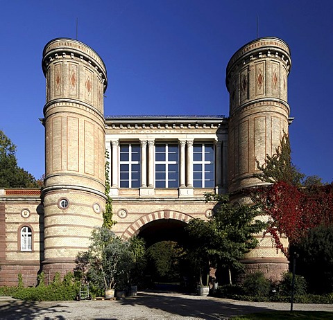 Botanical garden in the castle gardens, Karlsruhe, Baden-Wuerttemberg, Germany, Europe