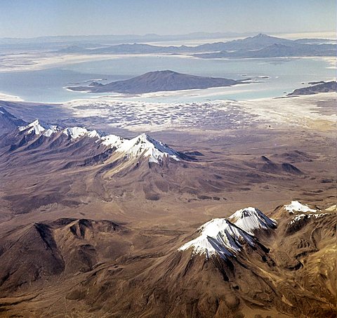 Southern Altiplano, salt and natron lakes, Bolivia