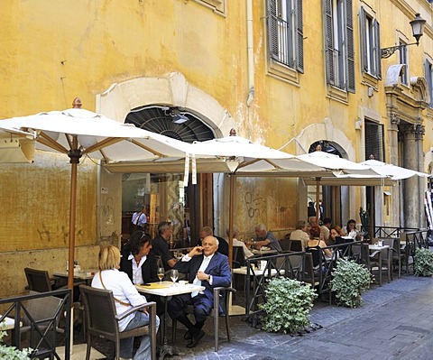 Trattoria on the Campus Martius, near the Pantheon, Rome, Lazio, Italy, Europe