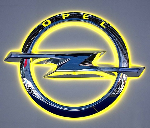 Logo of the Opel car brand