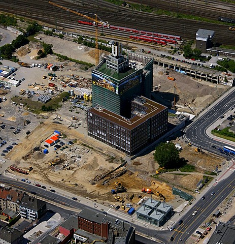 Aerial photo, Dortmund U, downtown Dortmund, Ruhrgebiet area, North Rhine-Westphalia, Germany, Europe