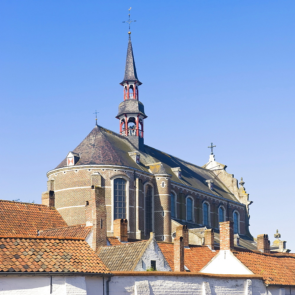 Church, Hoogstraten Beguinage, Unesco World Heritage Site, Belgium, Europe