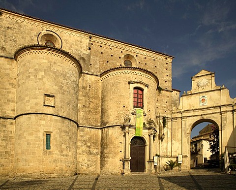 Cathedral, Piazza Tribuna, Gerace, Calabria, Italy, Europe