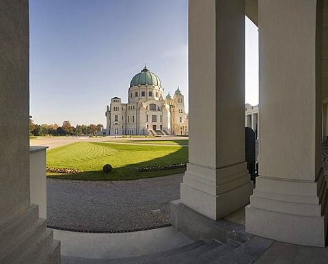 Karl-Borromaeus church in the central cemetery in Vienna, Austria, Europe