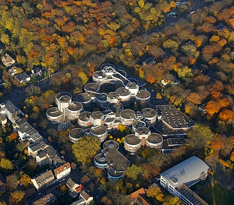 Aerial picture, Duisburg/Essen University, campus, Duisburg, Ruhr area, North Rhine-Westphalia, Germany, Europe