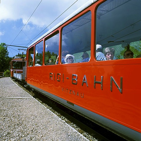 Rigi rack railway canton Schwyz Swizzerland