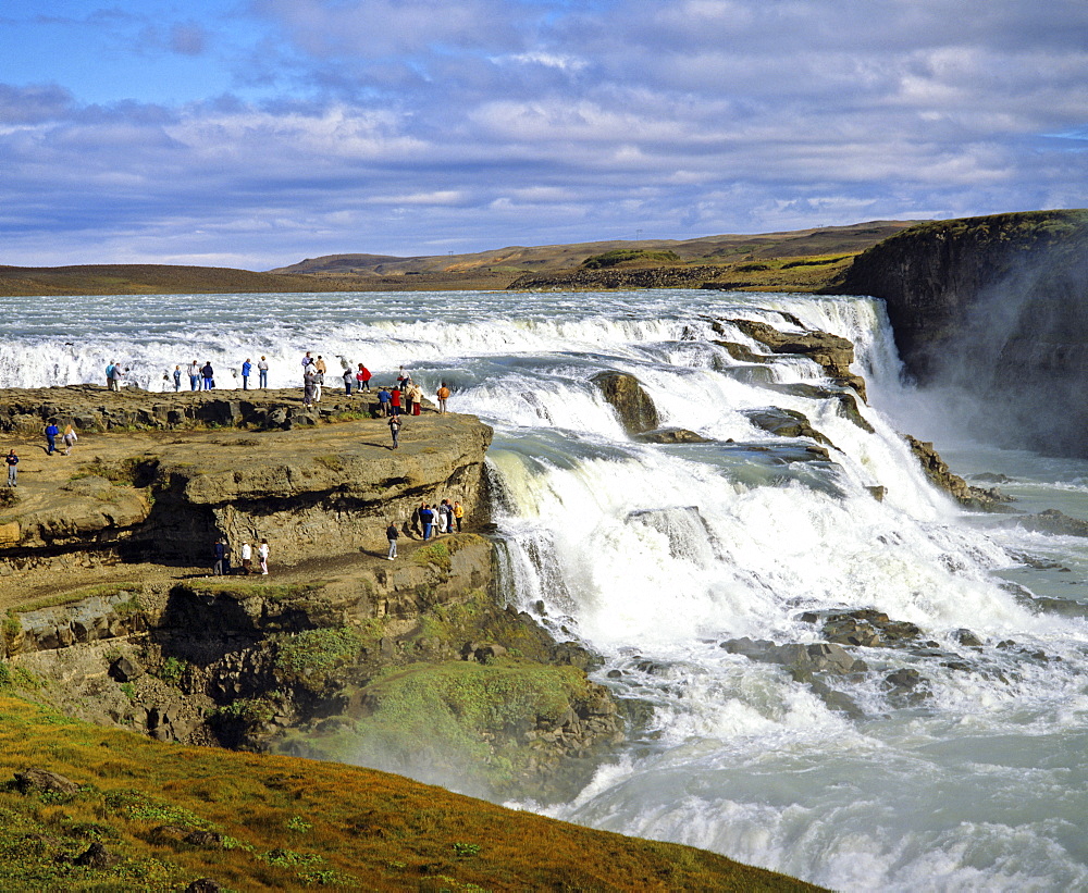 Gullfoss Waterfall, Hvita River, Haukadalur, Iceland