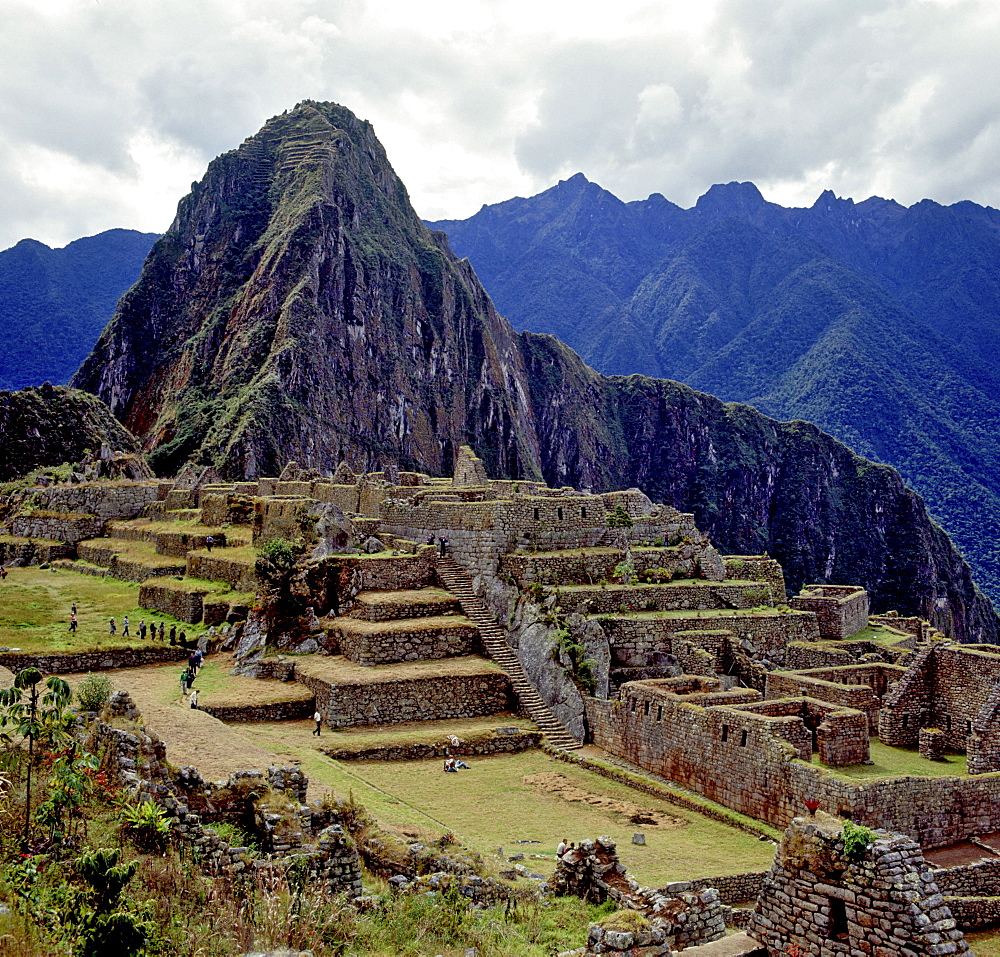 Machu Picchu, ancient Inca town, Incan ruins, UNESCO World Heritage Site, Peru, South America