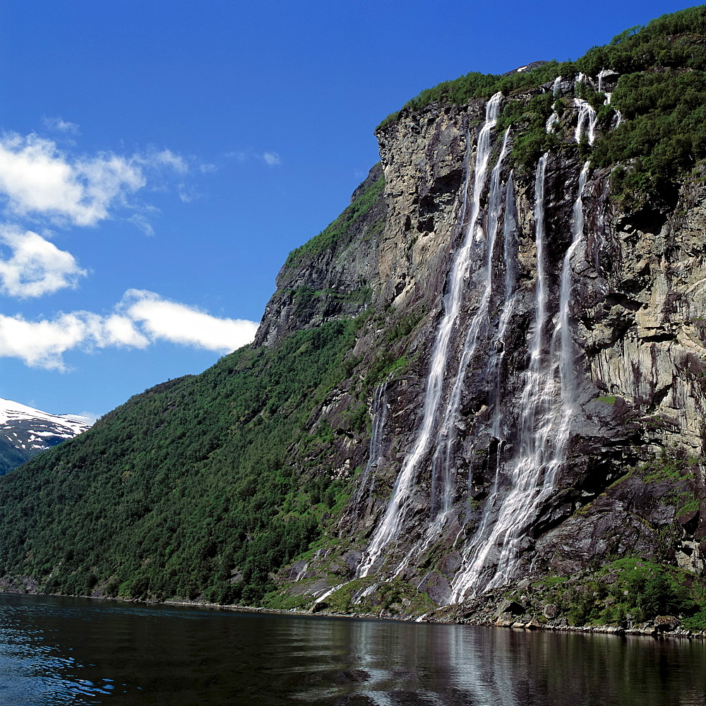 The Seven Sisters, Geirangerfjord, Norway