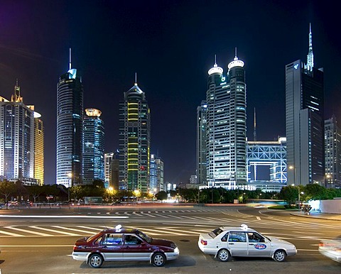 Skyscraper in Pudong, Shanghai, China