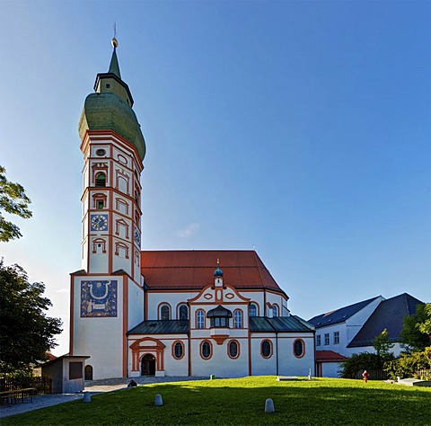 Kloster Andechs Abbey, Ammersee Lake, Lake Ammer, Upper Bavaria, Bavaria, Germany, Europe