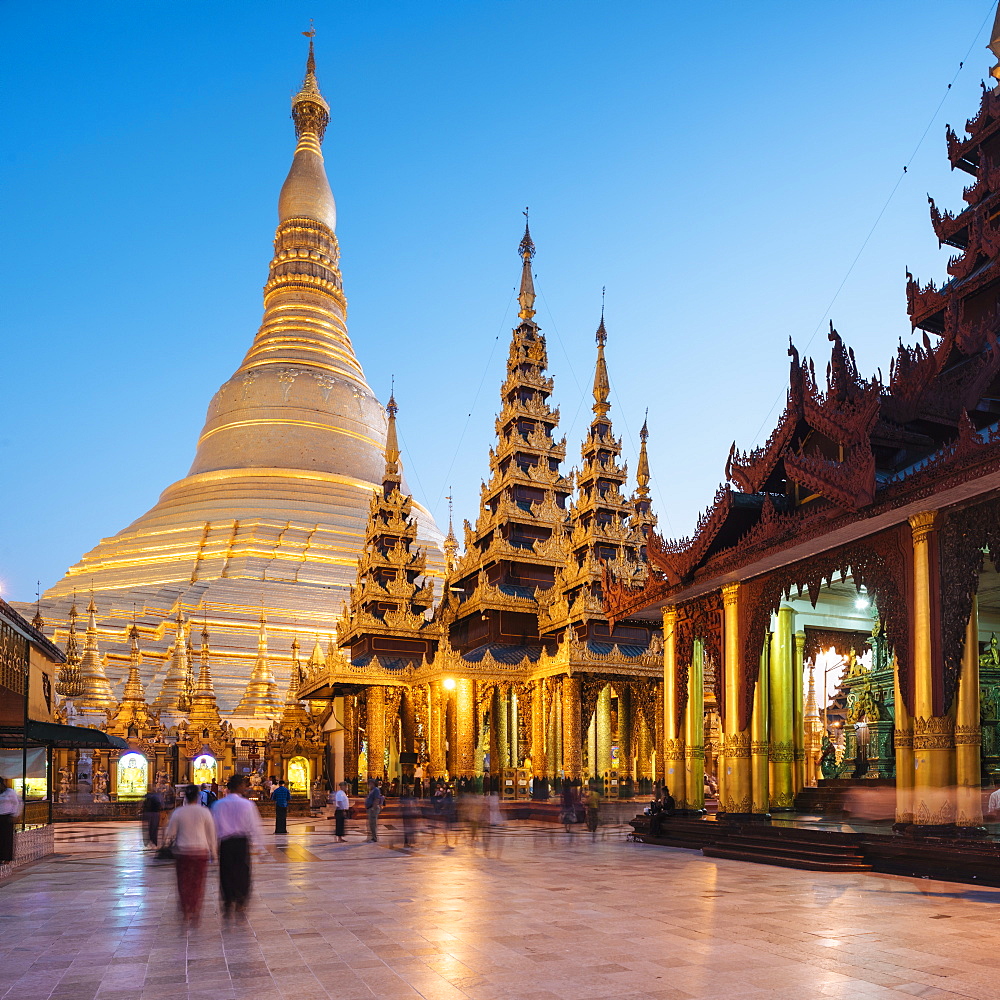 Shwedagon Pagoda, Yangon (Rangoon), Myanmar (Burma), Asia