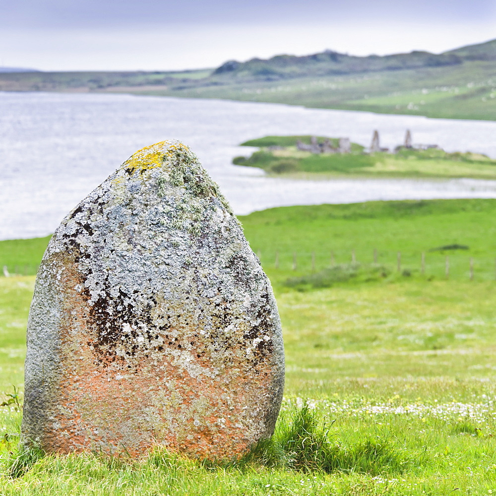 Finlaggan rock, Islay Island, Inner Hebrides, Scotland, United Kingdom, Europe