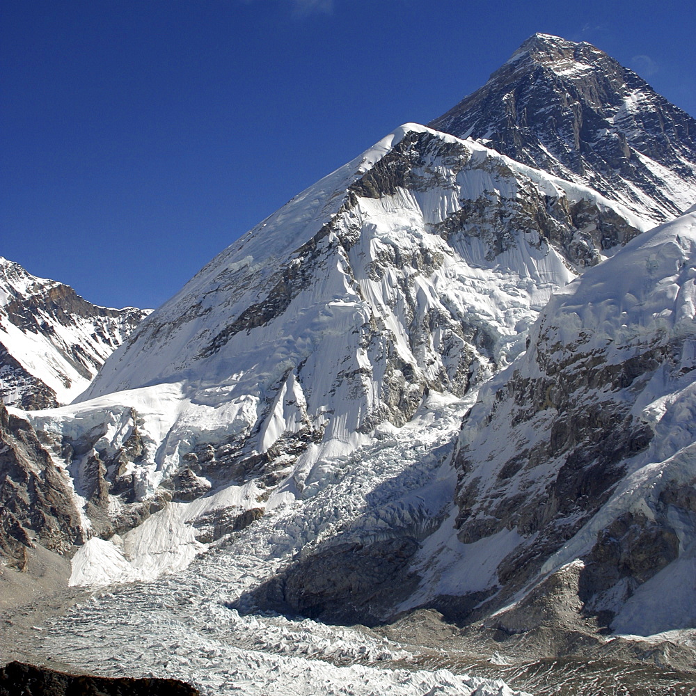 Mount Everest, from  Kala Pattar, Kumbu Glacier, Nepal