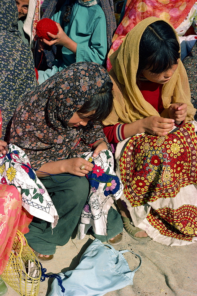 School for embroidery, Quetta, Pakistan, Asia