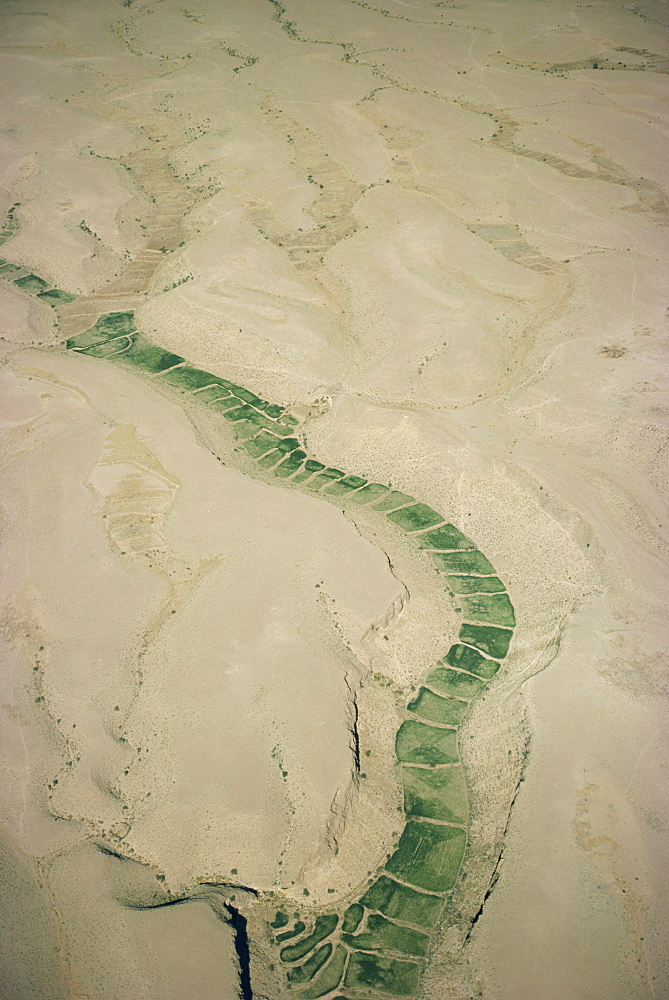 Ancient karez, underground irrigation system, Pakistan, Asia