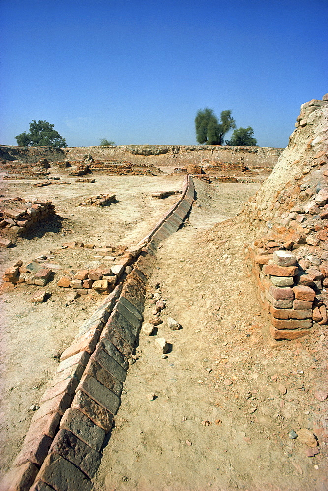 Archaeological site at Harappa dating from 3000 to 1700 BC, Sahiwal district, Pakistan, Asia