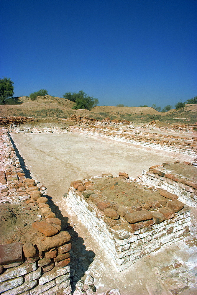 Archaeological site at Harappa dating from 3000 to 1700 BC, Sahiwal district, Pakistan, Asia