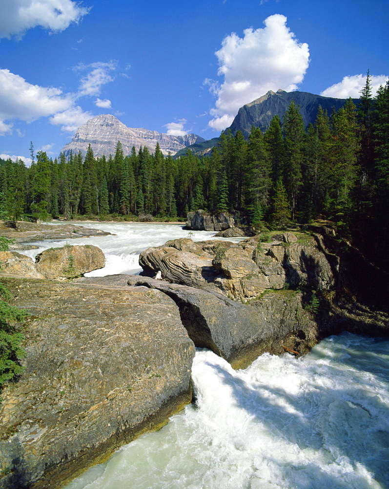 River in the Rocky Mountains, Canada, North America