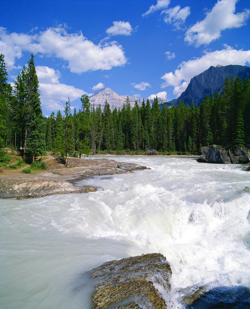 River in the Rocky Mountains, Canada, North America