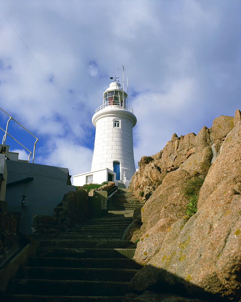 Corbiere Point Lighthouse, Jersey, Channel Islands, United Kingdom, Europe