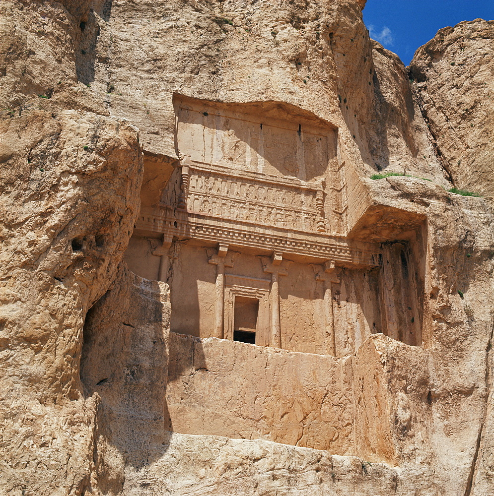 Rock cut tomb of Xerxes, Naqsh-e Rustam, Iran, Middle East