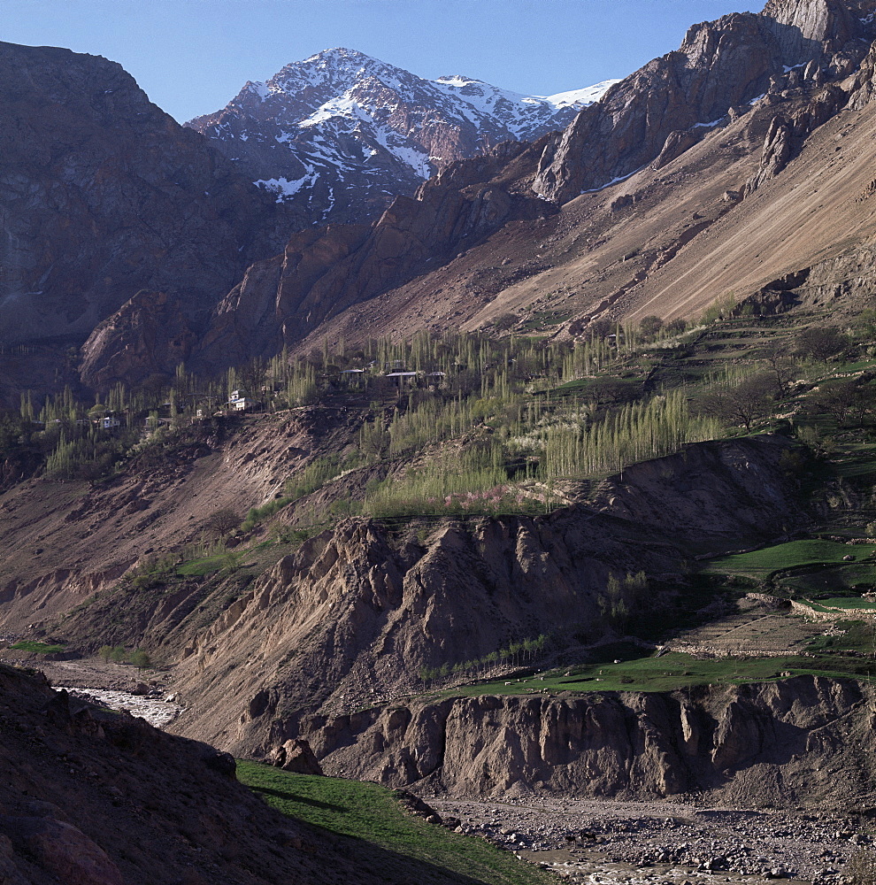 Descent to the Caspian through the Elburz Mountains, Iran, Middle East