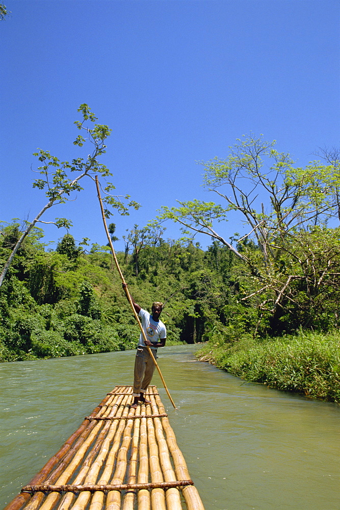 Rafting, Jamaica, West Indies, Caribbean, Central America