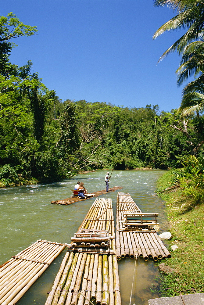 Rafting, Jamaica, West Indies, Caribbean, Central America