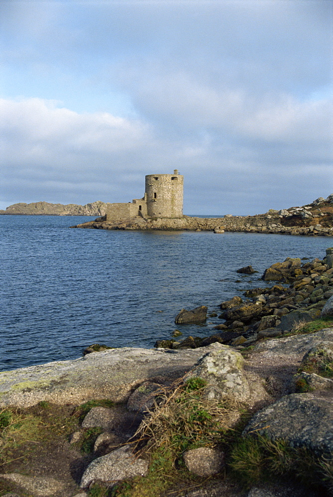 Cromwell's Castle, Tresco, Isles of Scilly, United Kingdom, Europe