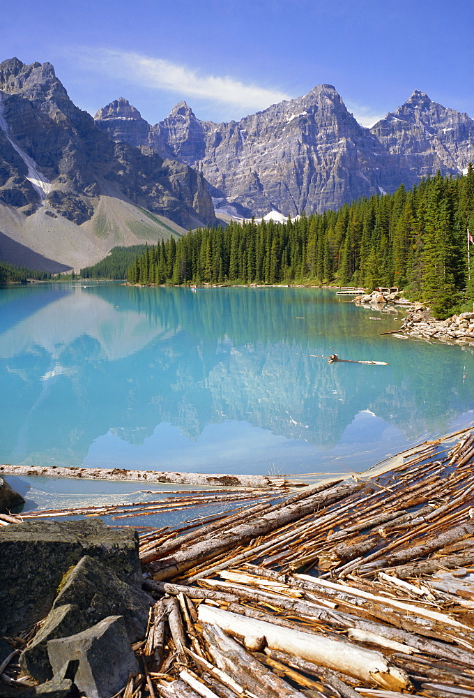 Moraine Lake, Rocky Mountains, Alberta, Canada