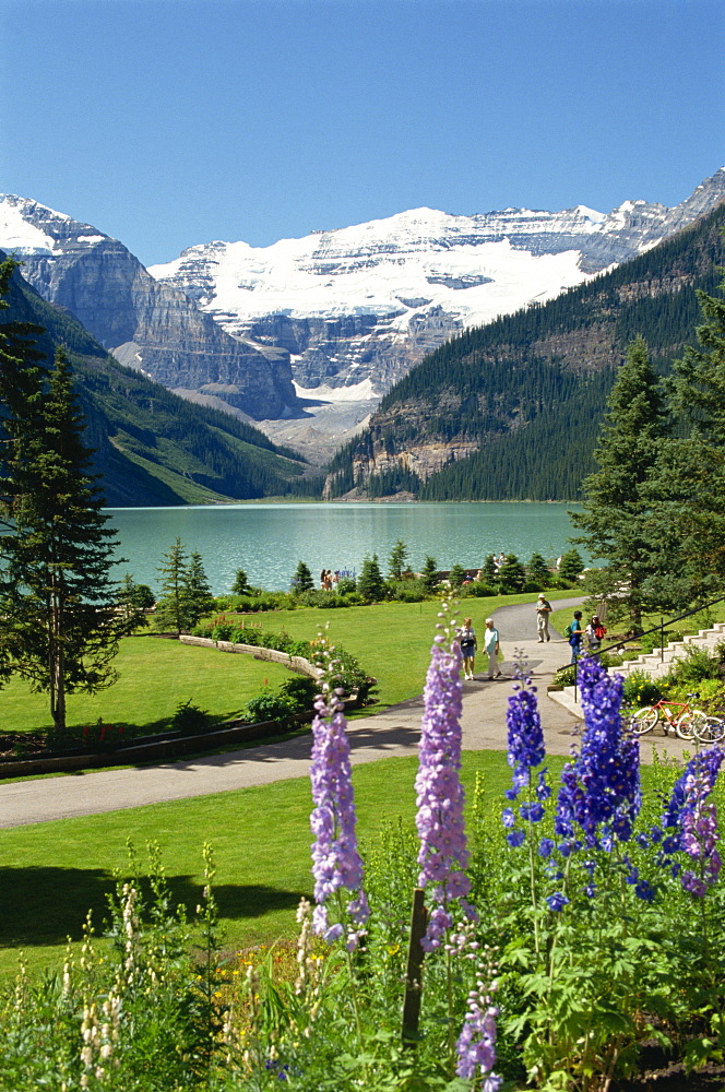 Lake Louise, Banff National Park, UNESCO World Heritage Site, Rocky Mountains, Alberta, Canada, North America