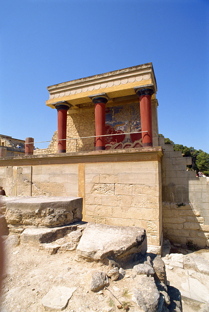 Palace of King Minos, Knossos, Crete, Greek Islands, Greece, Europe