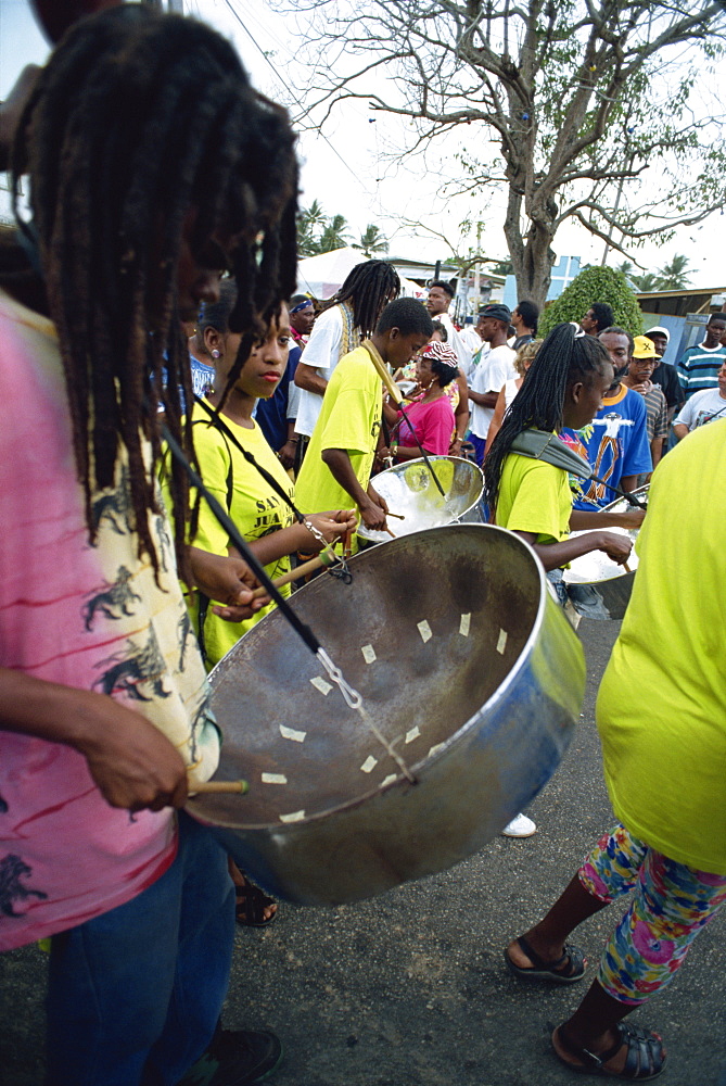 Steel band festival, Point Fortin, Trinidad, Caribbean, West Indies, Central America