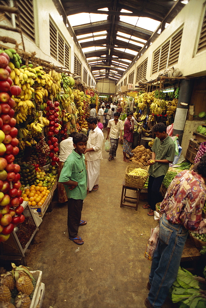 Main market area, Kandy, Sri Lanka, Asia