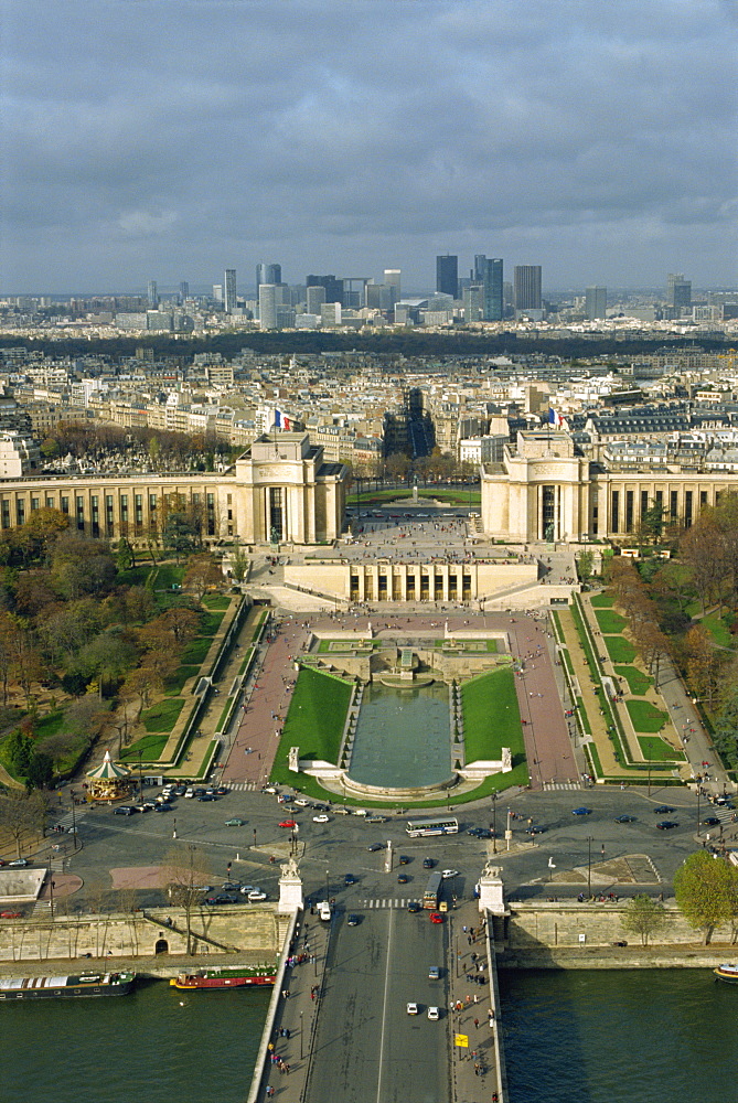 View of Paris from the Eiffel Tower, Paris, France, Europe