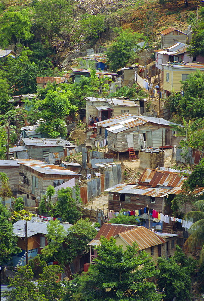 Shanty town, Montego Bay, Jamaica, Caribbean, West Indies