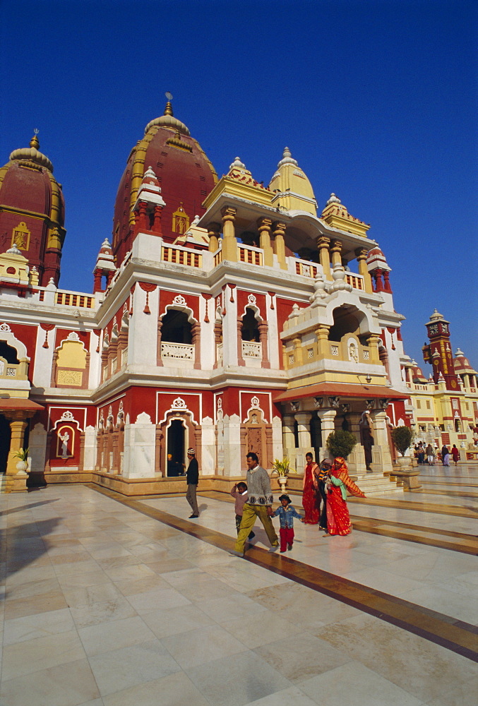 Lakshimi Narayan Temple, Hindu temple to the goddess of wealth, Delhi, India