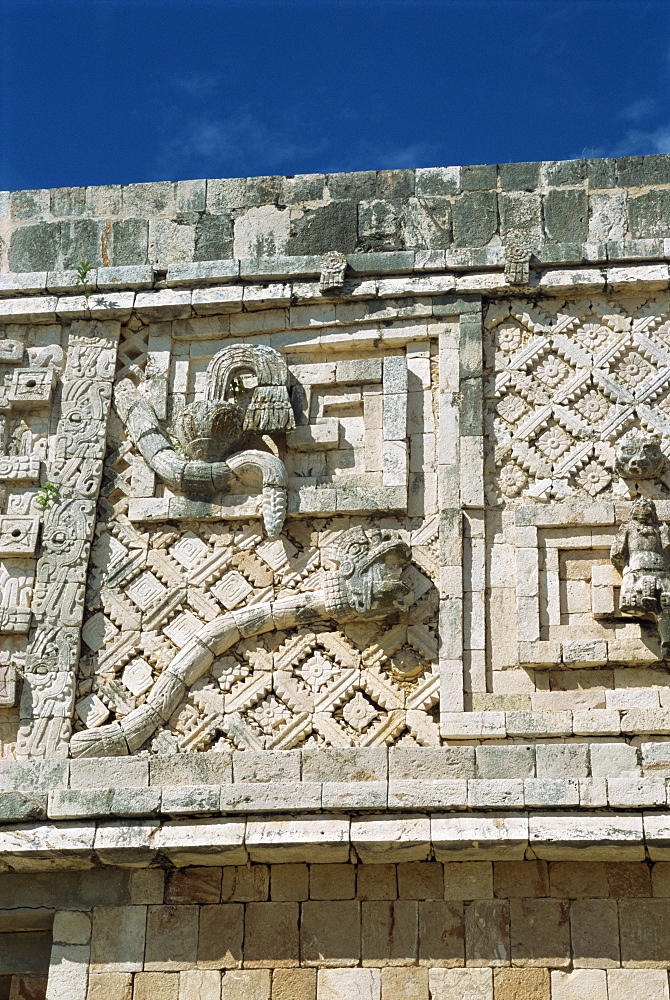 Nunnery Quadrangle, Uxmal, UNESCO World Heritage Site, Yucatan, Mexico, North America