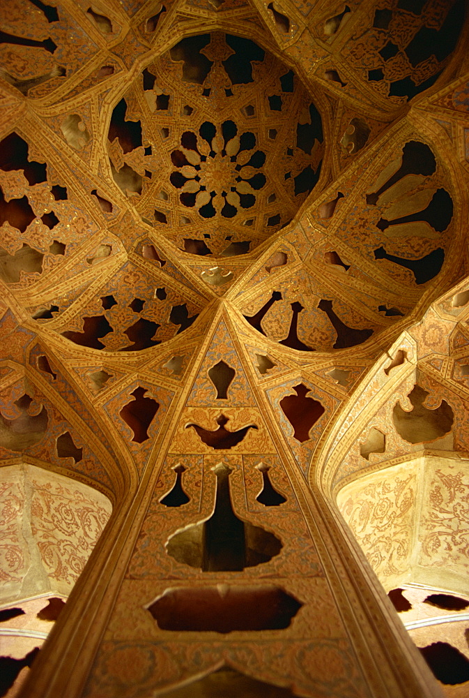 Interior of Ali Qapu Palace, Isfahan, Iran, Middle East