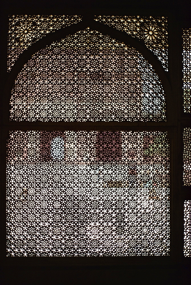 Screen, Friday Mosque, Fatehpur Sikri, Uttar Pradesh state, India, Asia