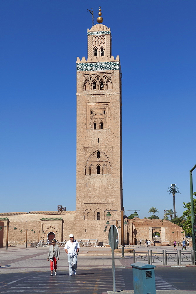 Koutoubia Mosque, UNESCO World Heritage Site, Marrakesh, Morocco, North Africa, Africa