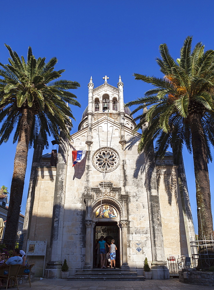 Church of St. Archangel Michael, Herceg Novi old town, Montenegro, Europe 