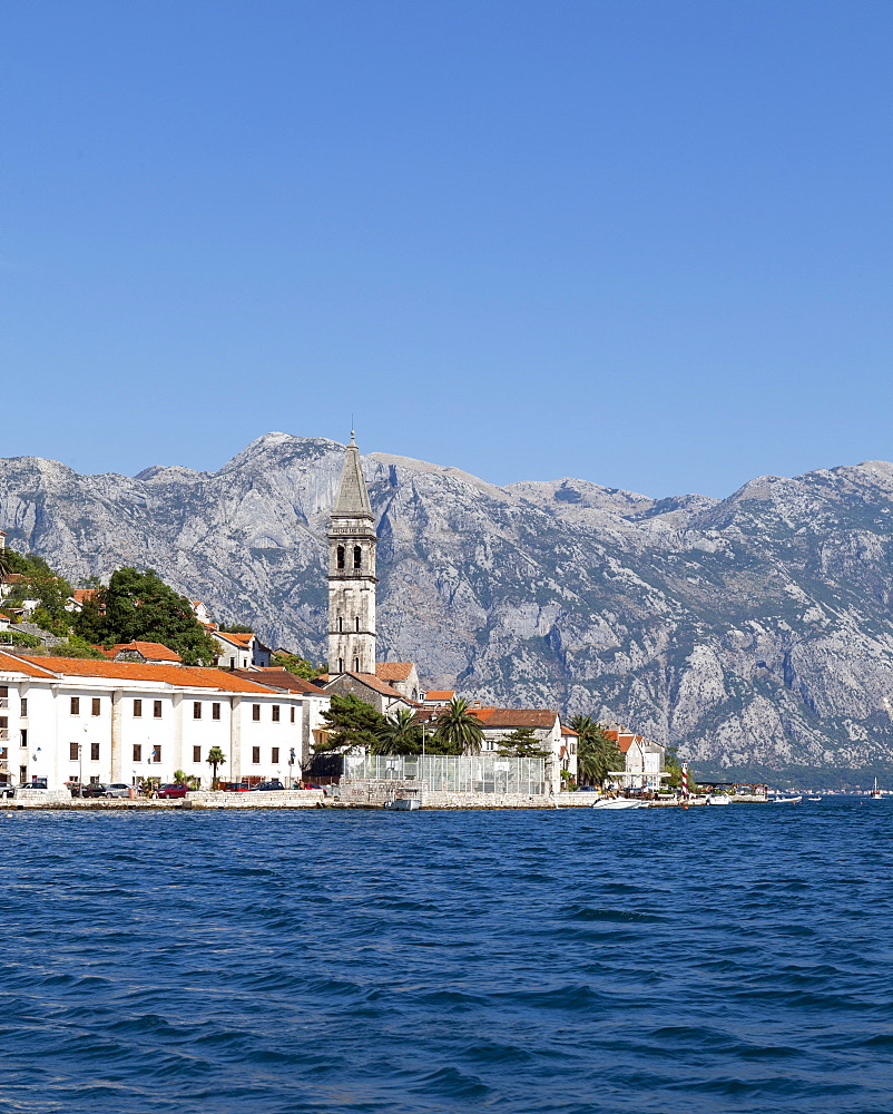 Perast, Bay of Kotor, UNESCO World Heritage Site, Montenegro, Europe 