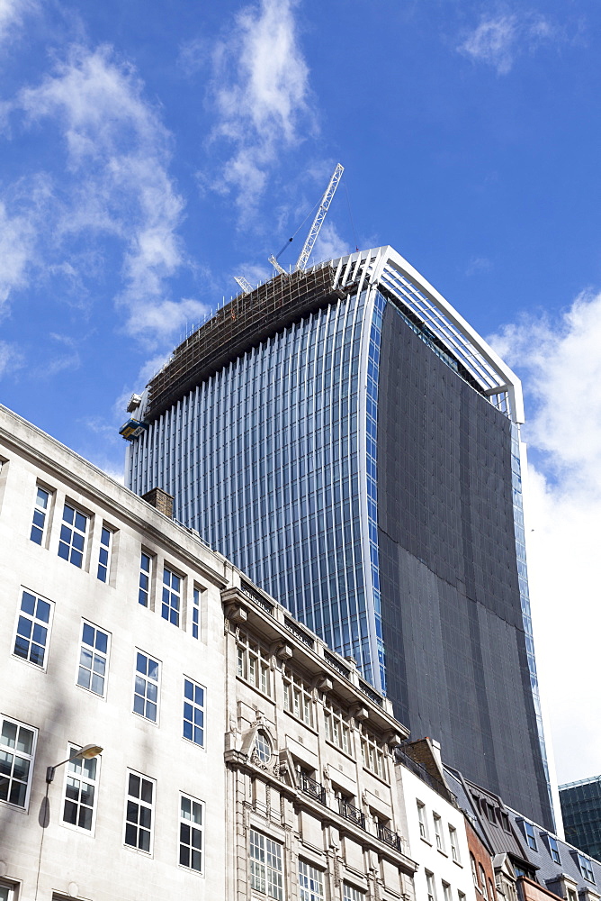 20 Fenchurch Street, otherwise known as the Walkie Talkie, City of London, England, United Kingdom, Europe 