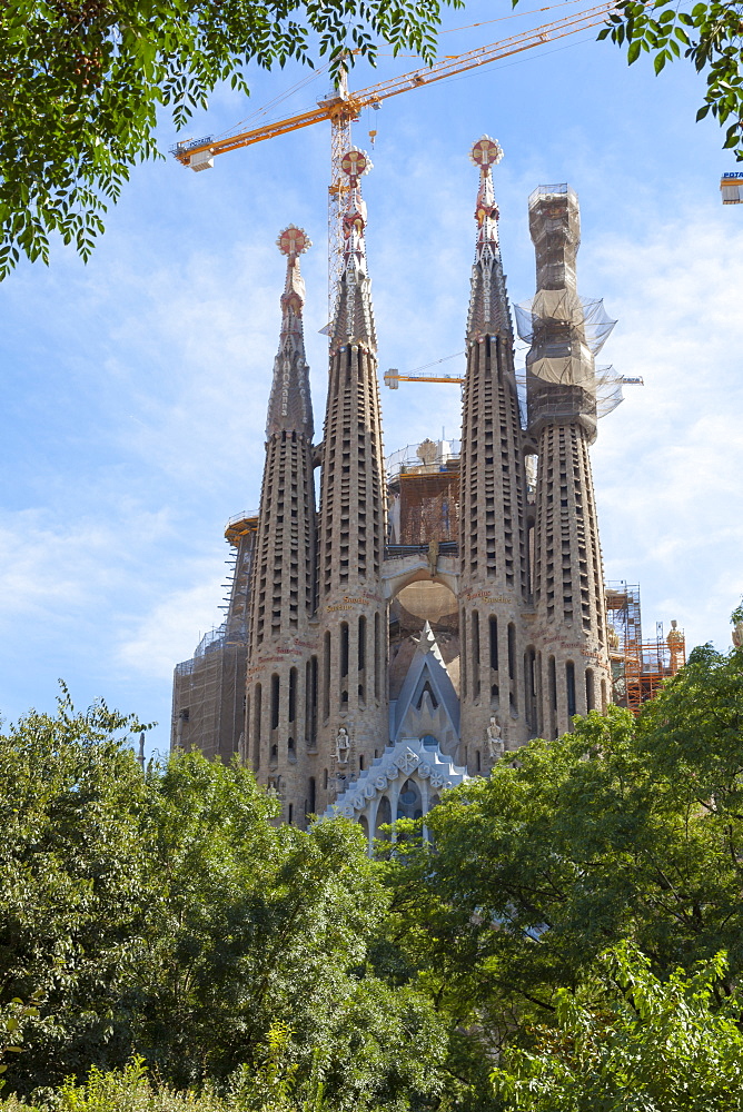 Sagrada Familia, UNESCO World Heritage Site, Barcelona, Catalonia, Spain, Europe